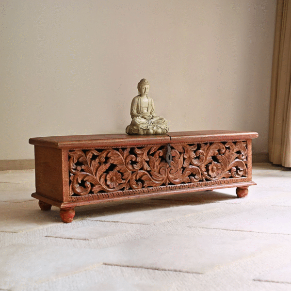 Orange Carved Chest