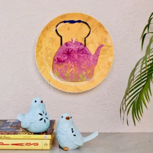 Pink Kettle Wall Plate