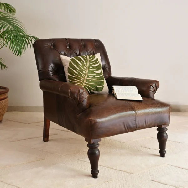 Reclining Leather Chair