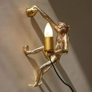 Monkey wall lamp