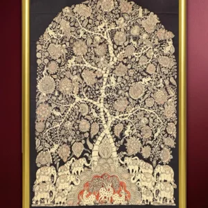 Tree of life in Kalamkari by Harinath N