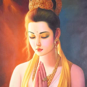 Eternal Reverence | Oil Painting on Canvas